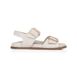 Gala: Ivory Two Bar Back Strap Sandals