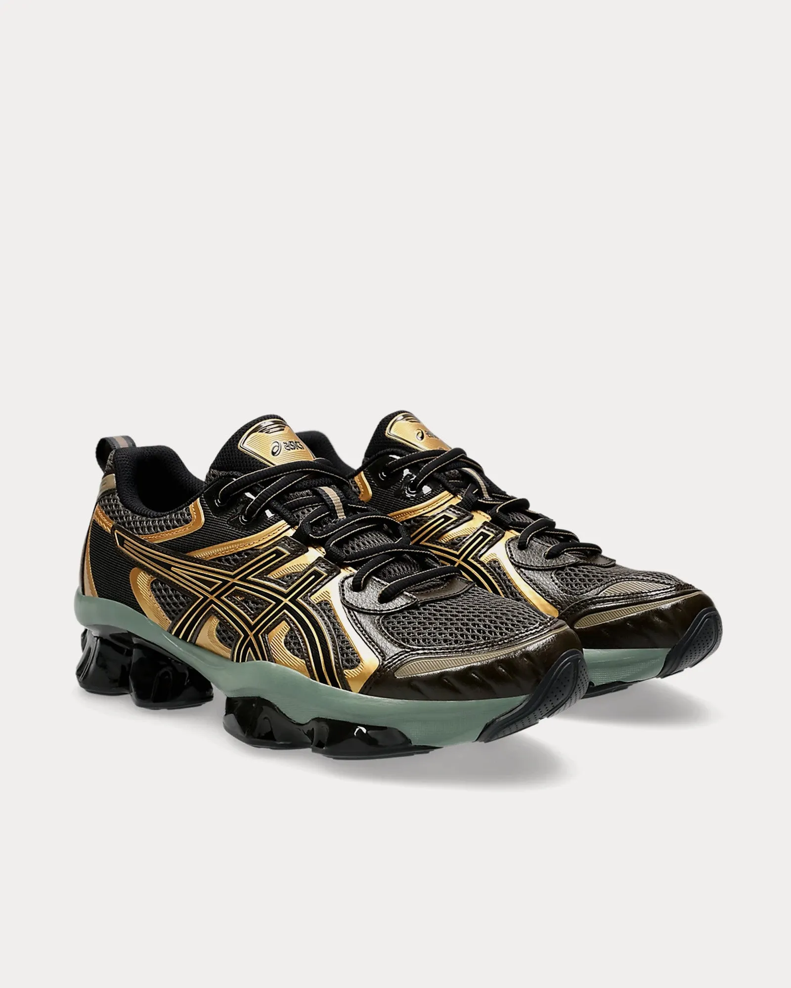 Gel-Quantum Kinetic Dark Sepia / Black Low Top Sneakers
