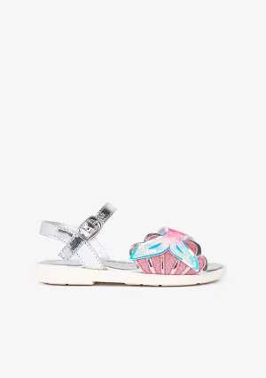 Girl's Mermaid Leather Sandals