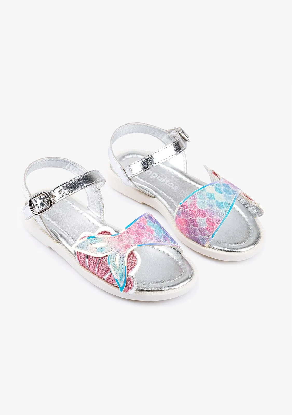 Girl's Mermaid Leather Sandals
