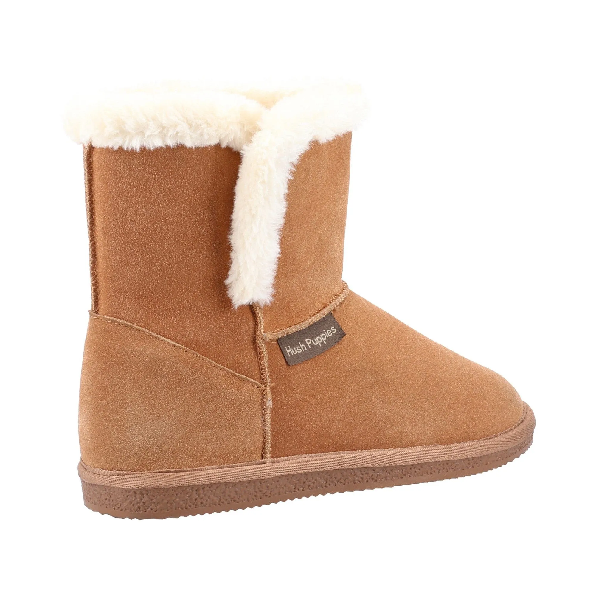 Hush Puppies Ashleigh Slipper Bootie - Tan