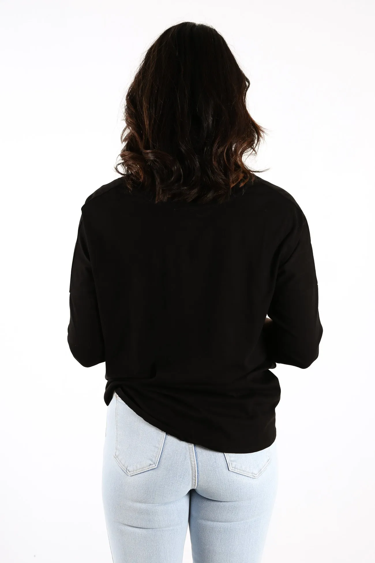 Ivy Knot Top Black