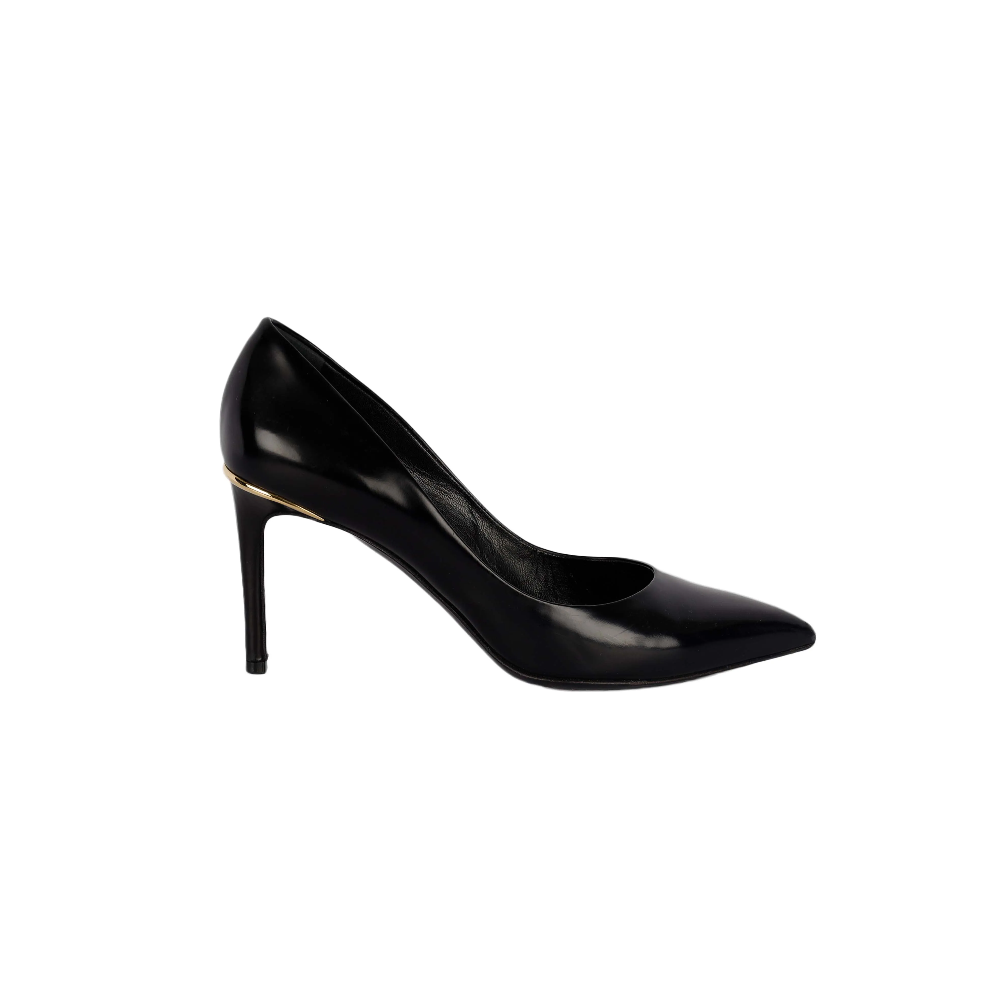 Louis Vuitton Eyeline Pump with Gold Heel Detail - '10s