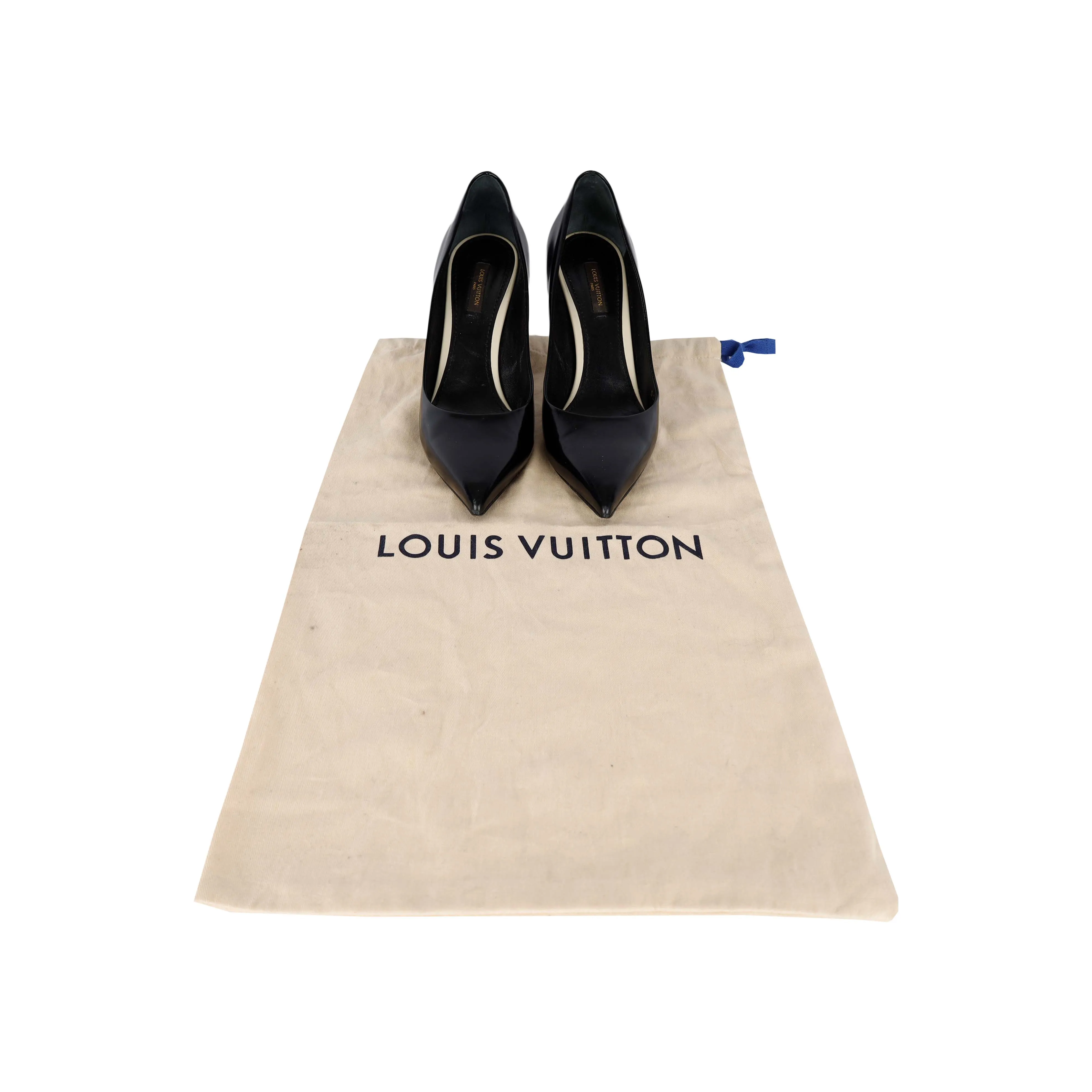 Louis Vuitton Eyeline Pump with Gold Heel Detail - '10s