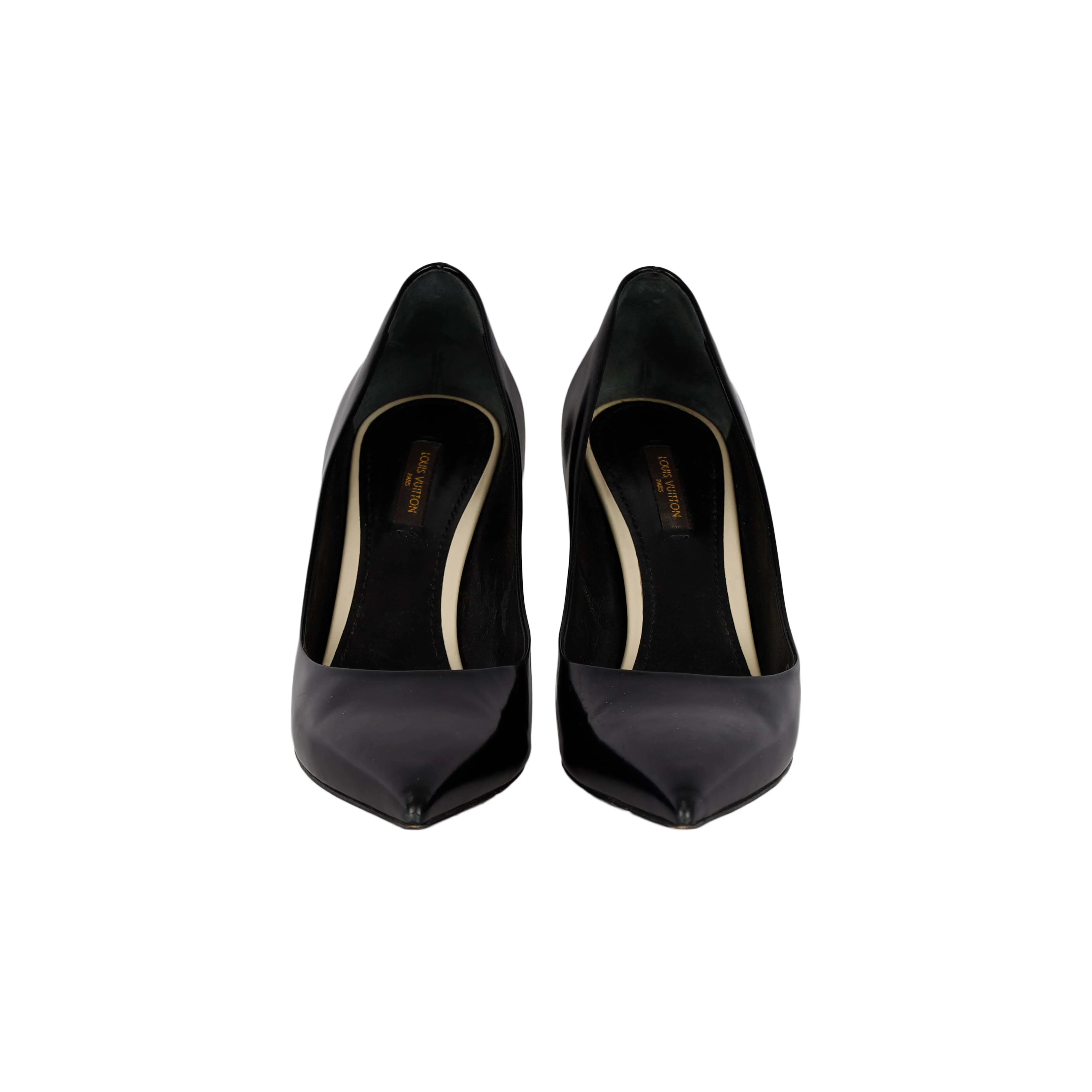 Louis Vuitton Eyeline Pump with Gold Heel Detail - '10s