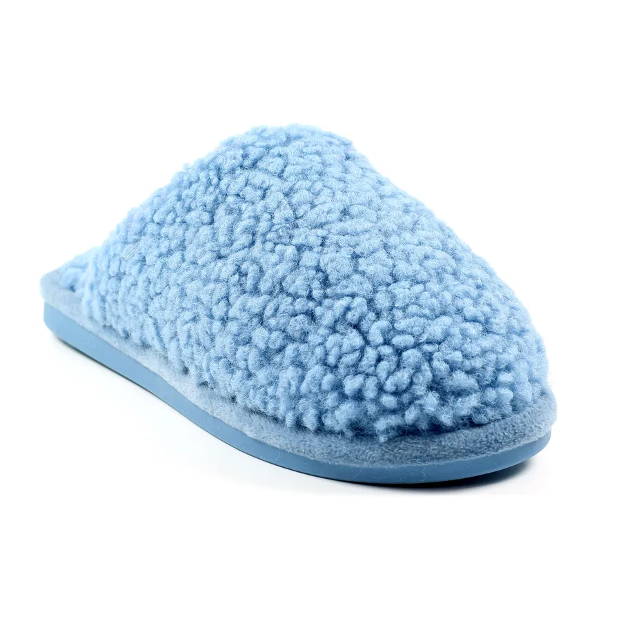 Lunar Blue Warm Lined Mule Slippers MUSCAT KLB037 BL