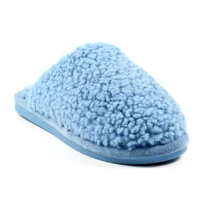 Lunar Blue Warm Lined Mule Slippers MUSCAT KLB037 BL