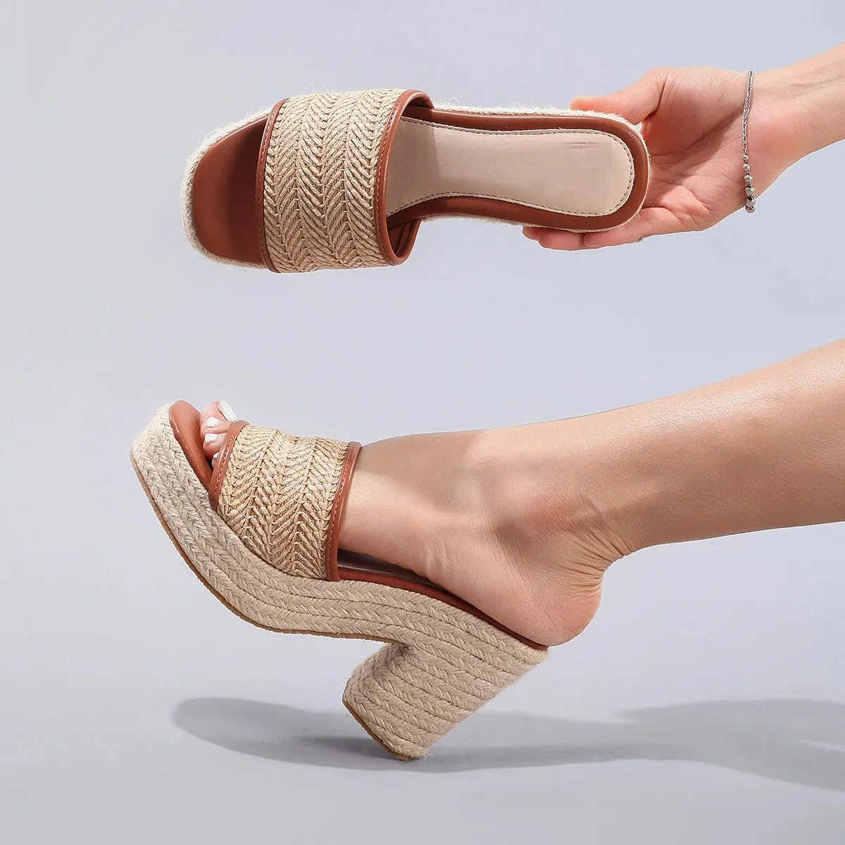 Magnolia Woven Mules