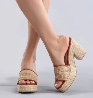 Magnolia Woven Mules