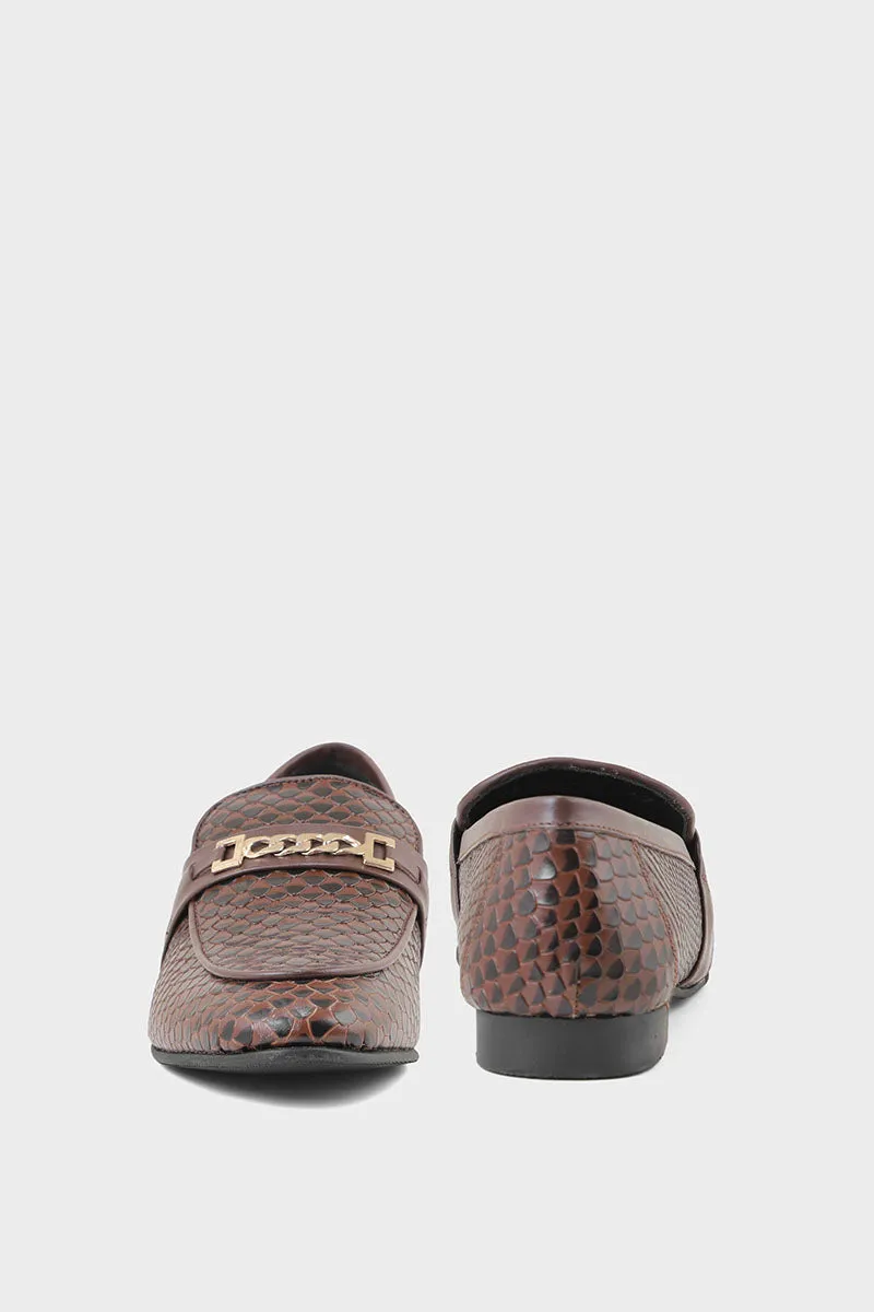 Men Formal Loafers M38070-Brown