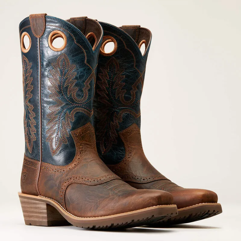 Men's Ariat 10046831 Hybrid Roughstock Square Toe Cowboy Boot  *Closeout*
