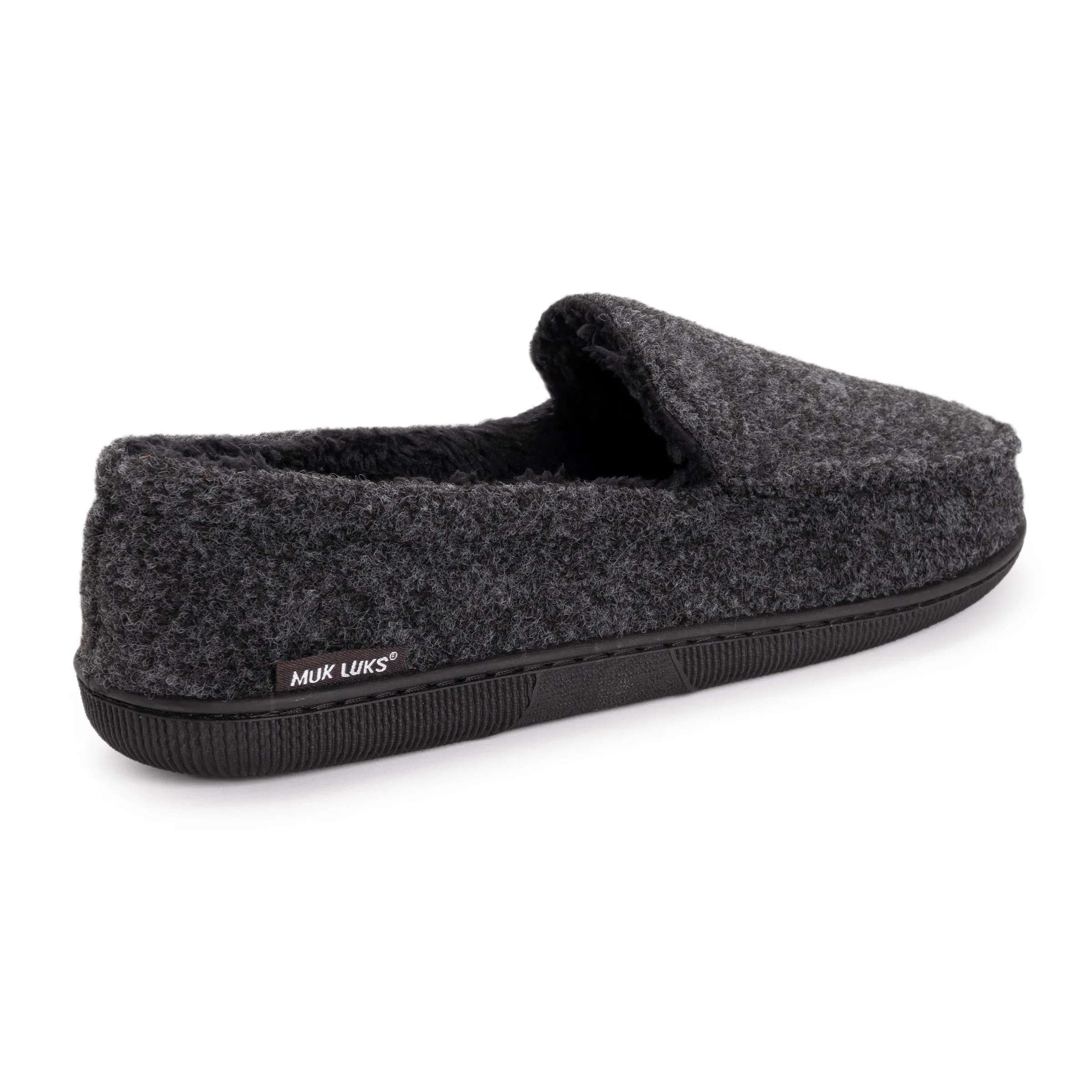 Men's Faux Wool Moccasin Slippers