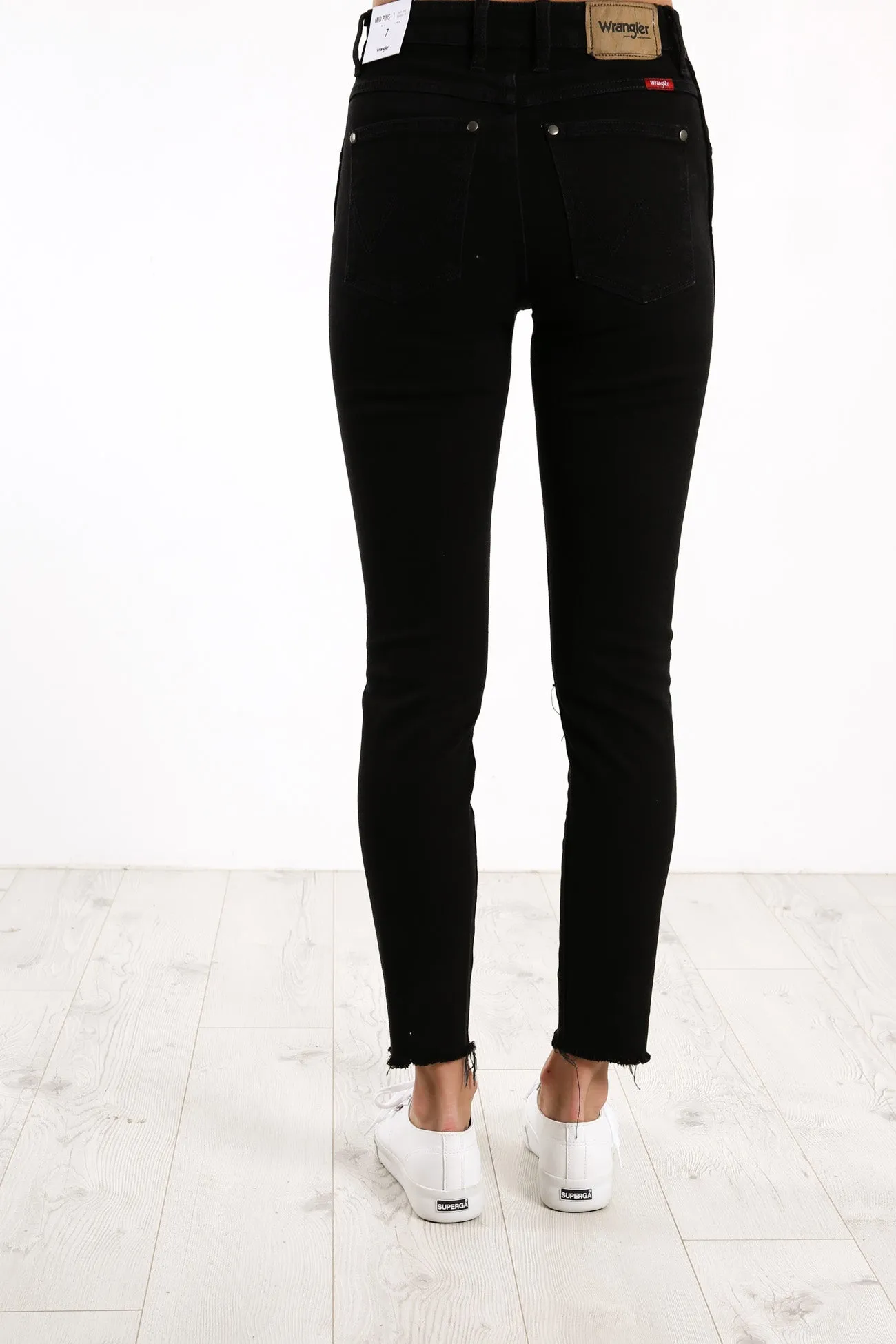 Mid Pins Cropped Jean Falling Star