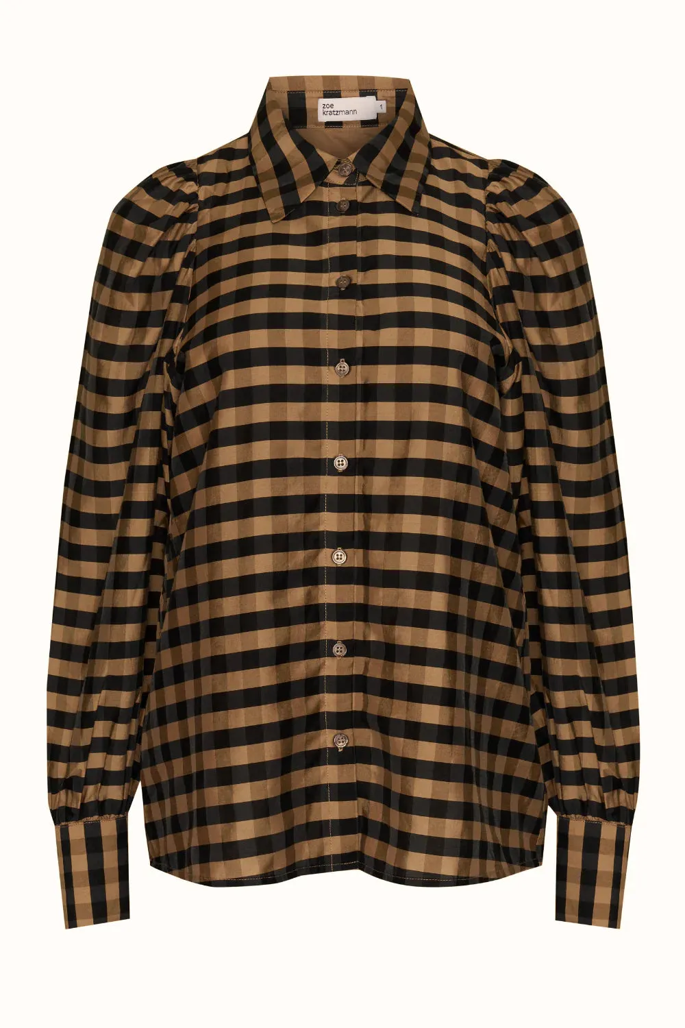Mirage Top / Toffee Black Check