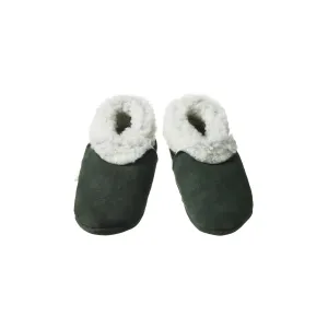 Nature Baby Lambskin Booties - Thyme