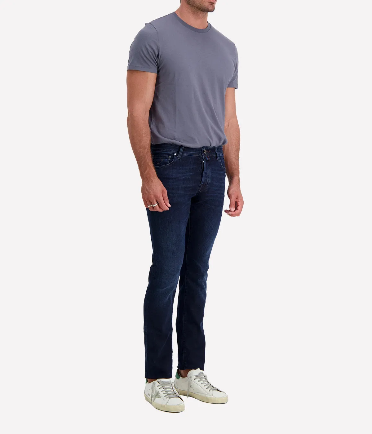 Nick 5 Pocket Slim Fit Jeans in Dark Blue