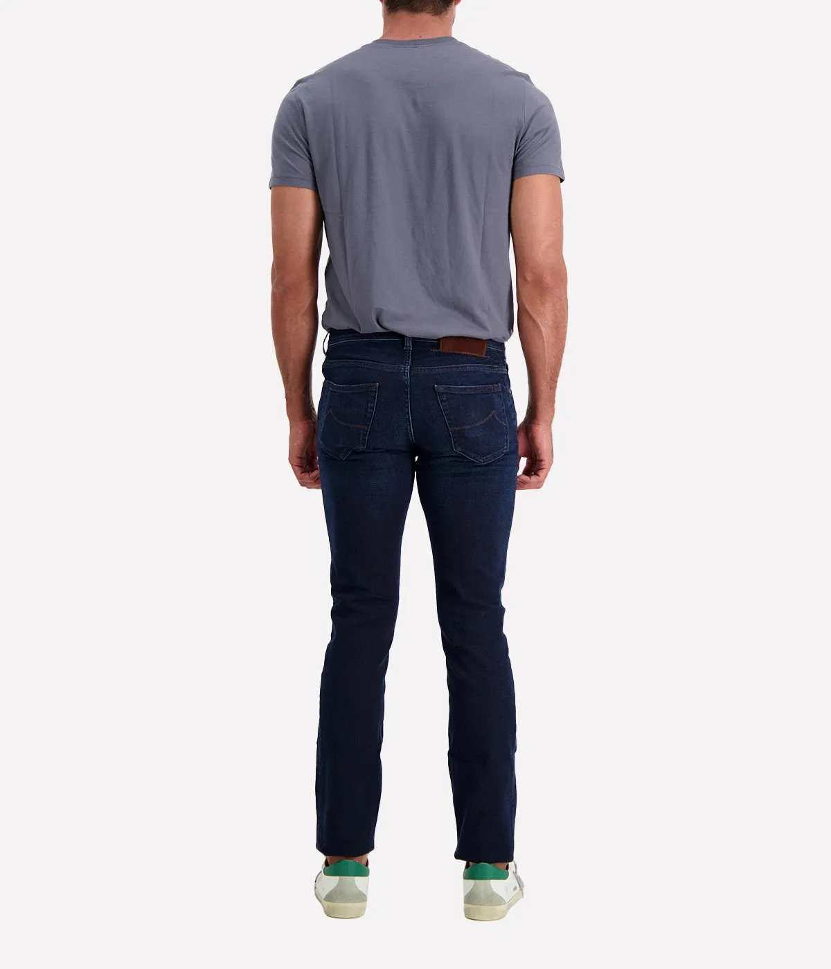 Nick 5 Pocket Slim Fit Jeans in Dark Blue