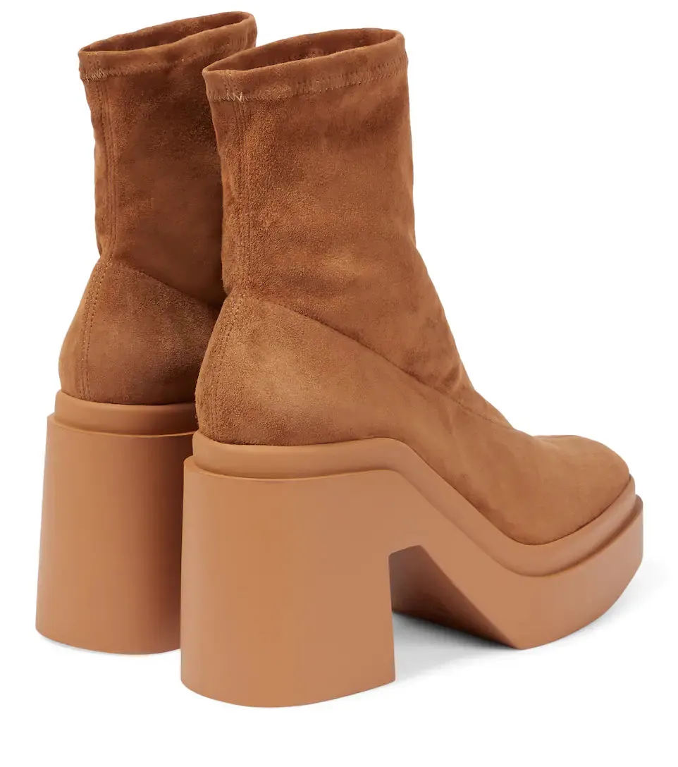 Nina Tan Suede Platform Boots (carry over style)