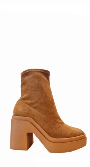 Nina Tan Suede Platform Boots (carry over style)