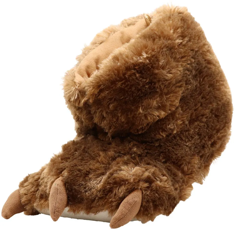 NORTY Mens L Tan Timber Wolf Bootie Slippers 17052