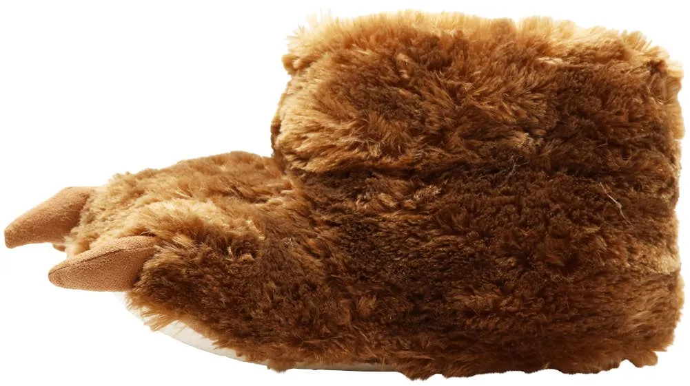 NORTY Mens L Tan Timber Wolf Bootie Slippers 17052