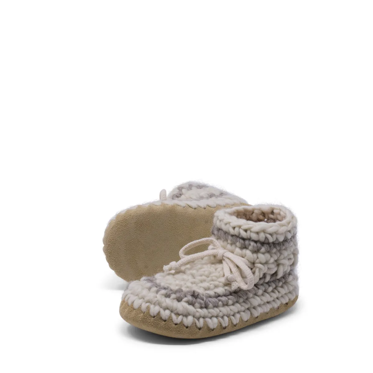 Padraig Bootie - Child - Cream w/ Stripe
