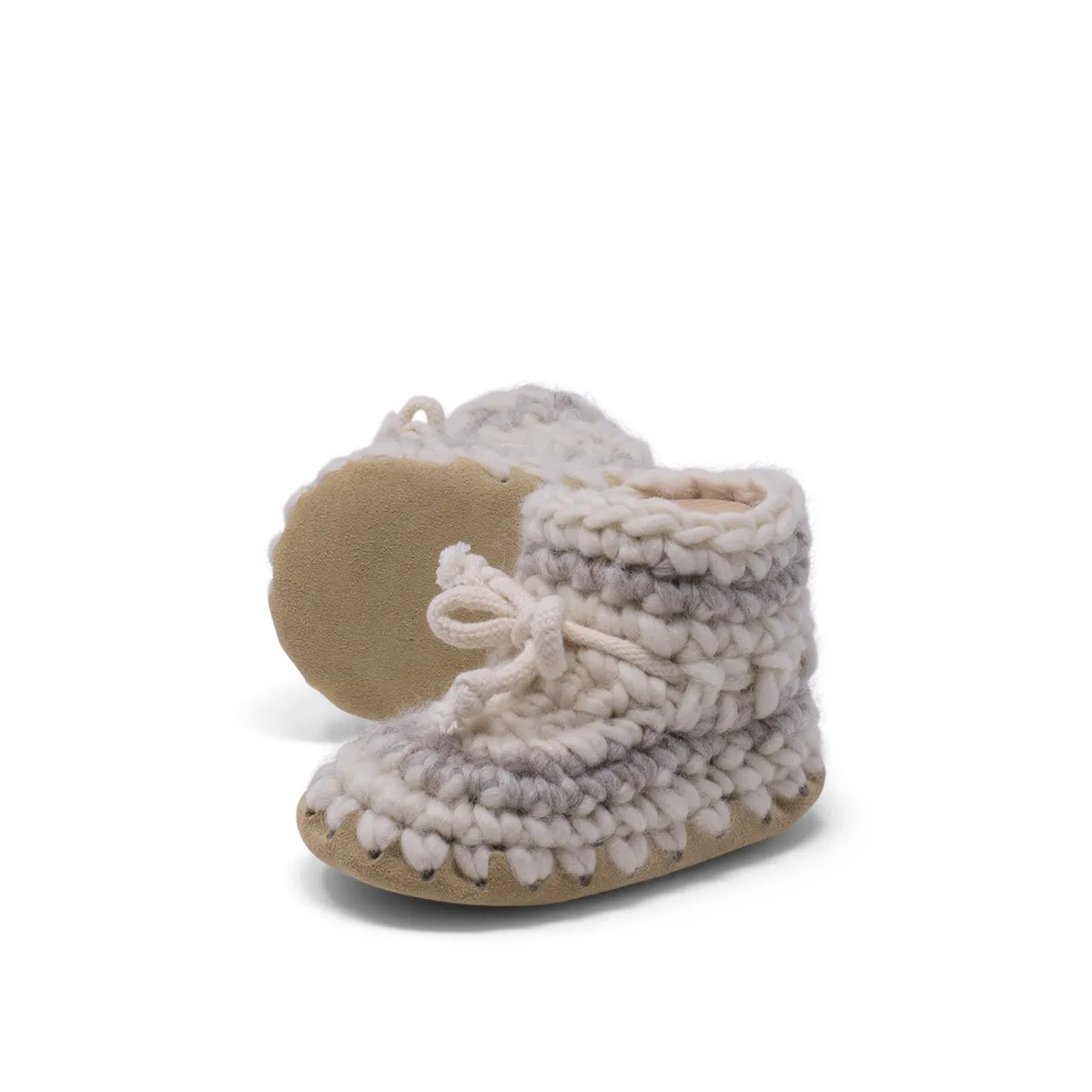 Padraig Bootie - Child - Cream w/ Stripe