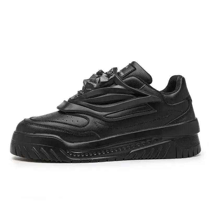 Patent Charol Lion Face Lace Up Sneakers