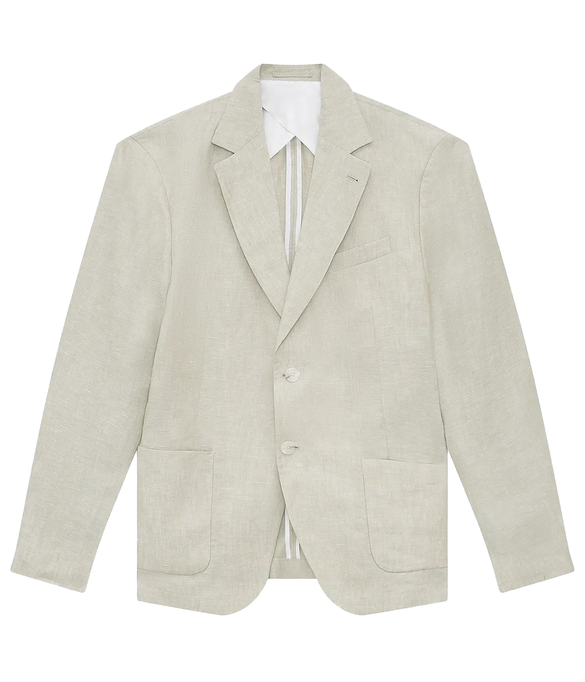 Paulo Linen Blazer in Spinach