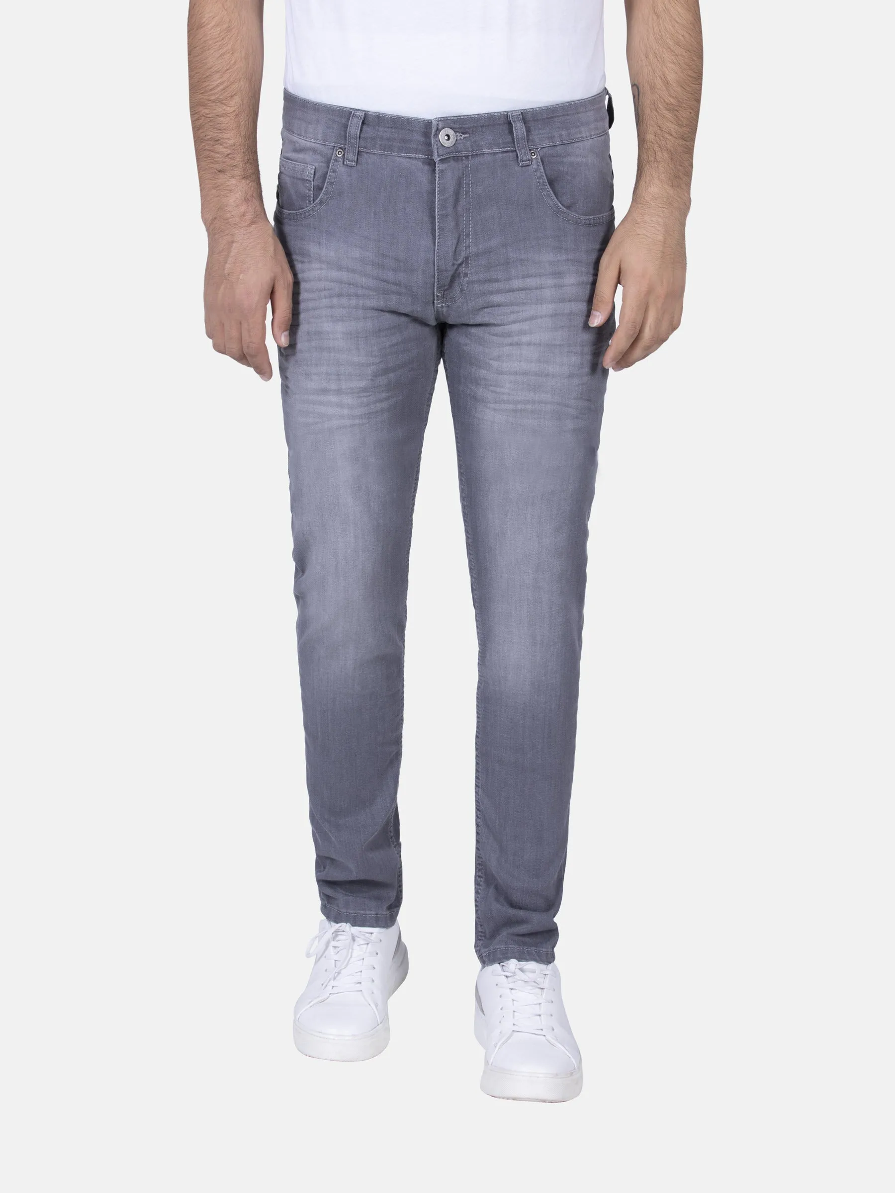 Preruet Slim Fit Grey Jeans