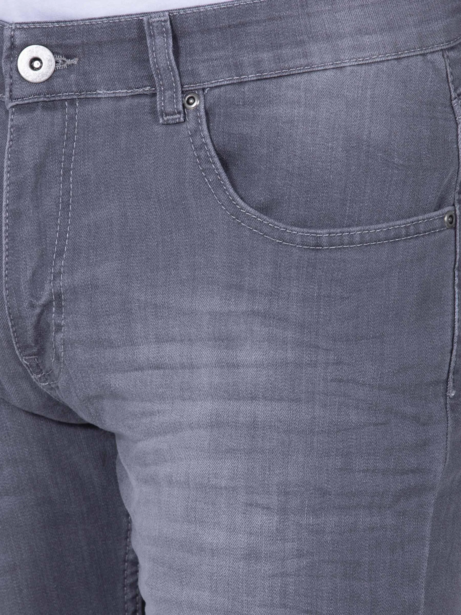 Preruet Slim Fit Grey Jeans