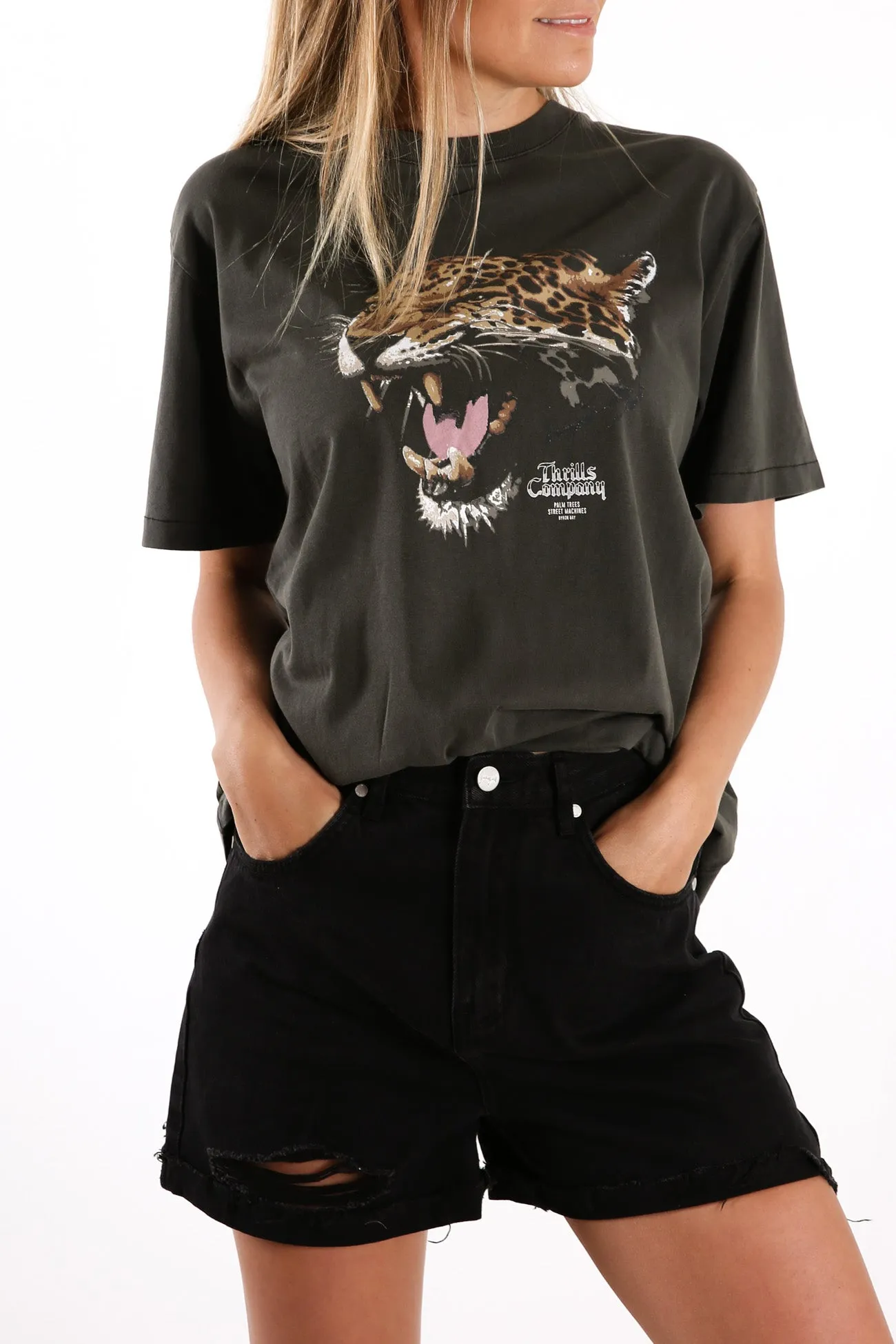 Primitive Merch Tee Merch Black