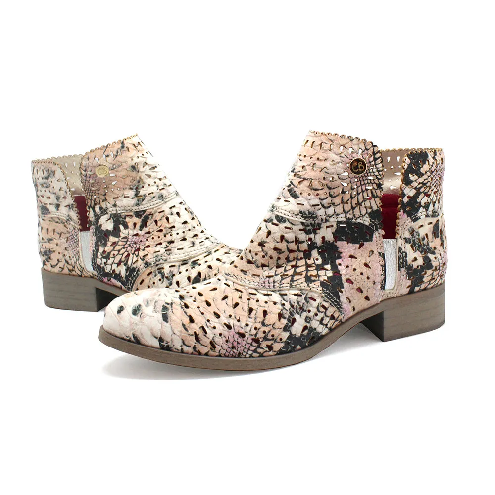 Radial - Peach Print-ankle boot Last pair 41!