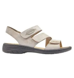 Rieker Women's Walking Sandals- Beige