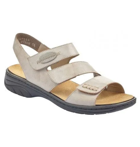 Rieker Women's Walking Sandals- Beige