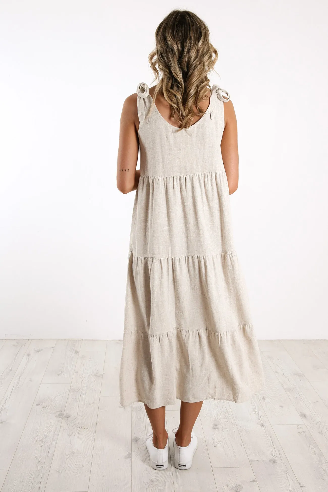 Rihanna Dress Beige