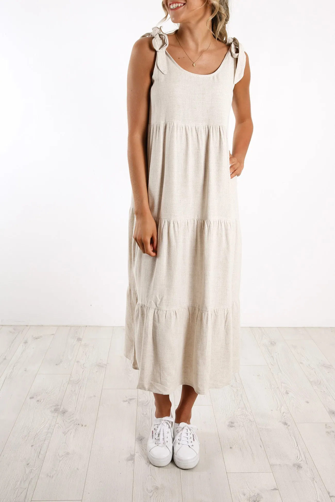Rihanna Dress Beige