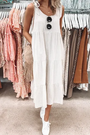 Rihanna Dress Beige