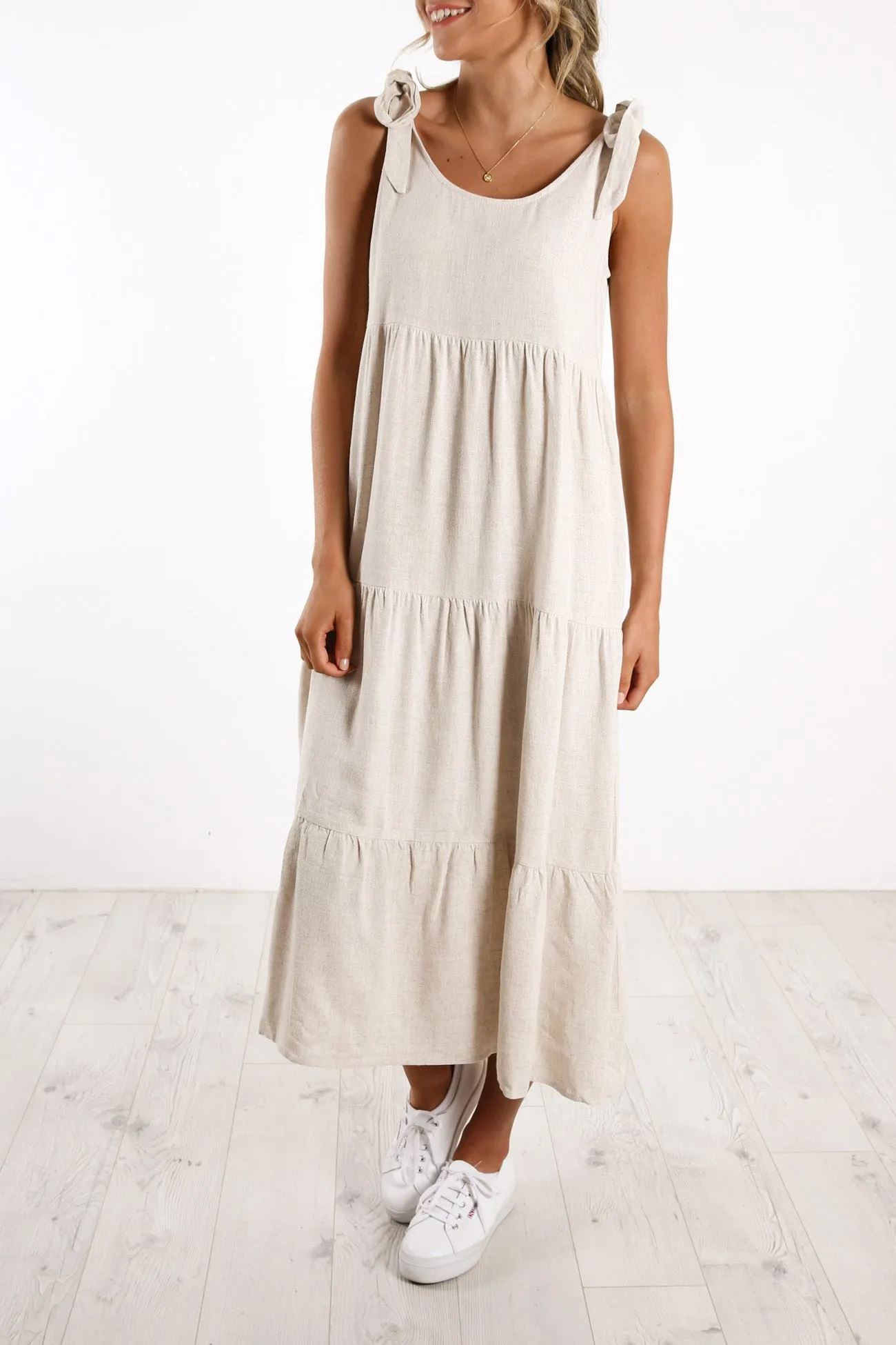 Rihanna Dress Beige