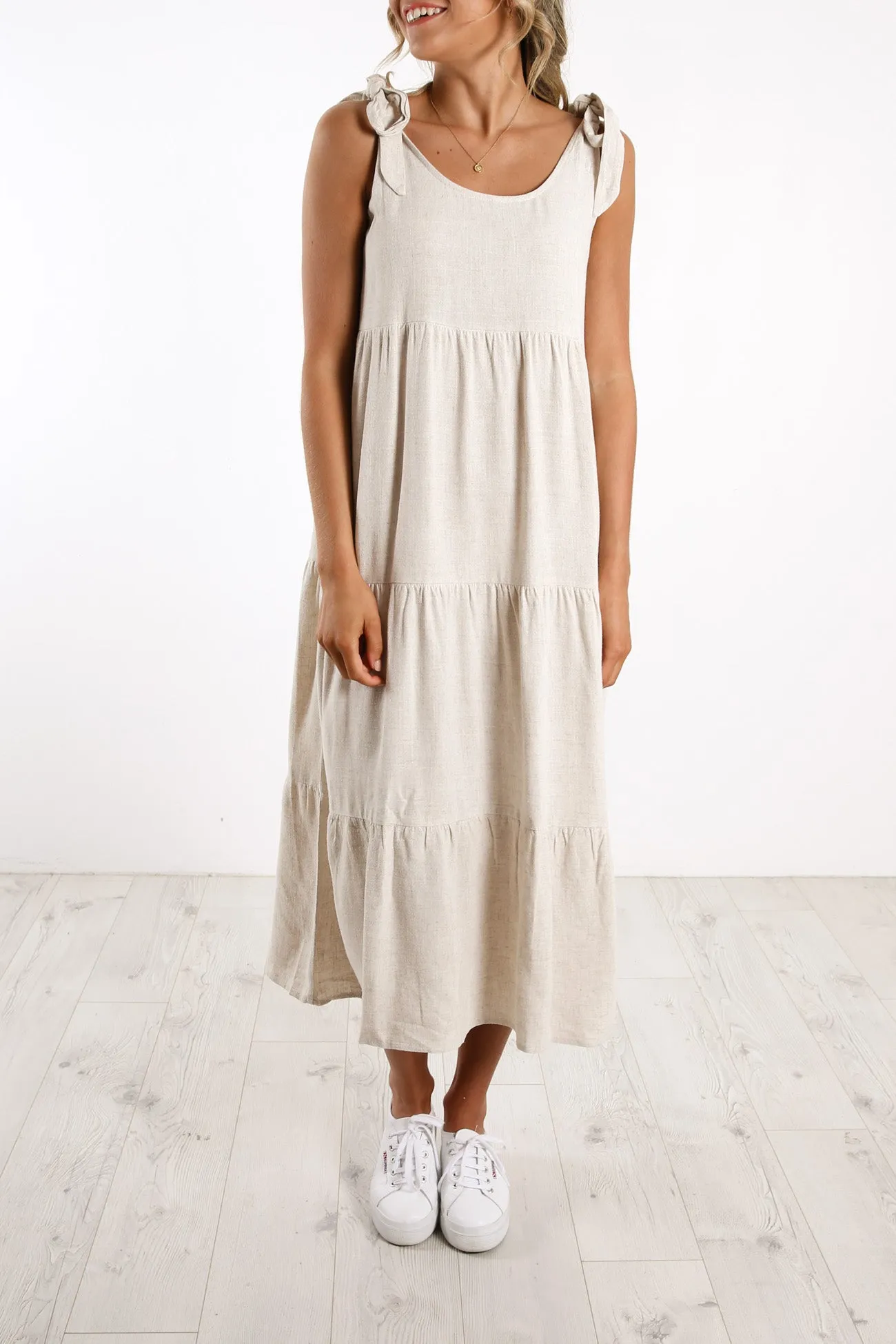 Rihanna Dress Beige