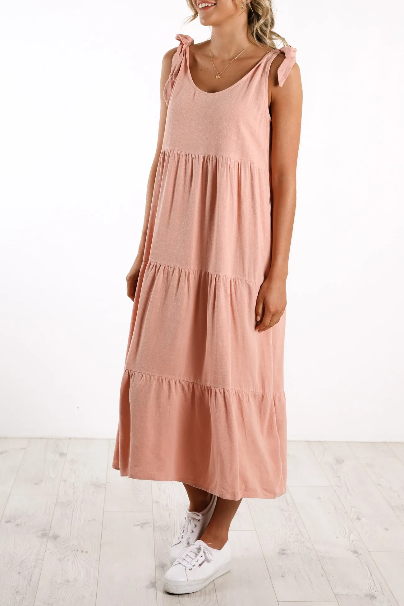 Rihanna Dress Blush