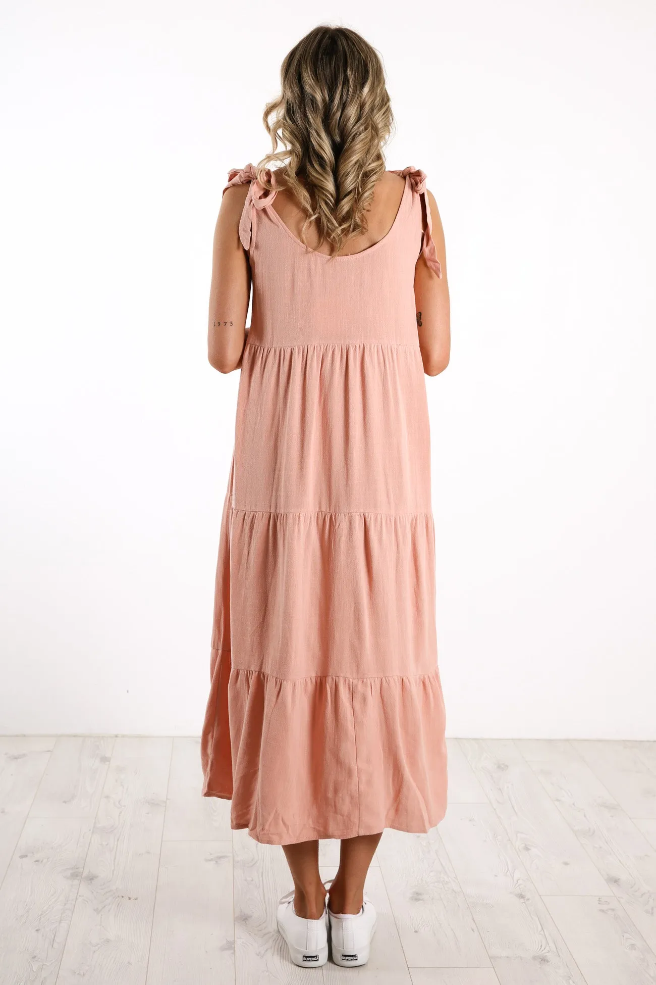 Rihanna Dress Blush