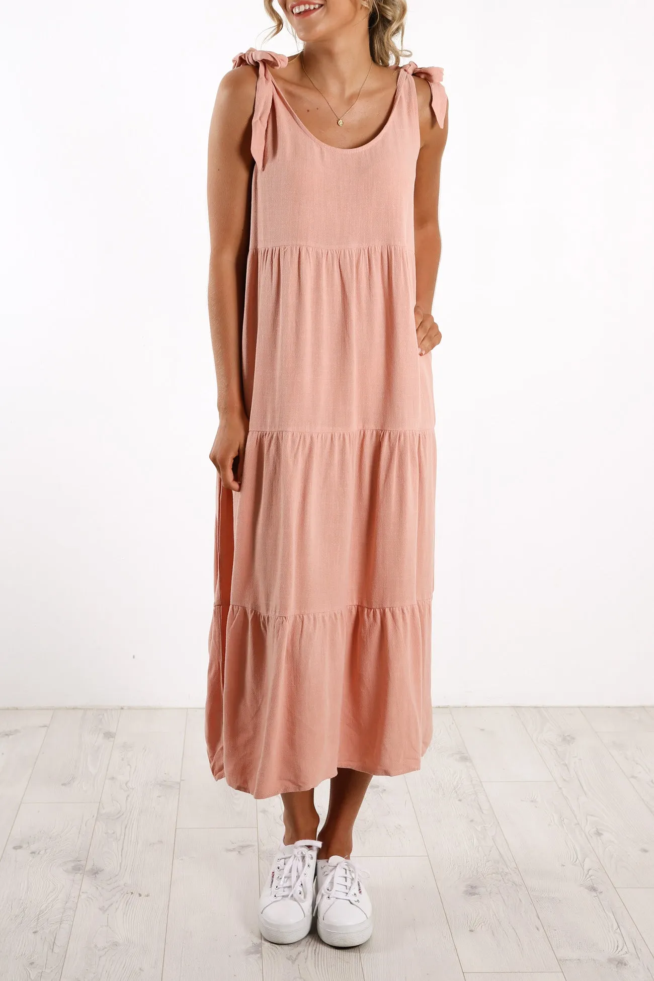 Rihanna Dress Blush