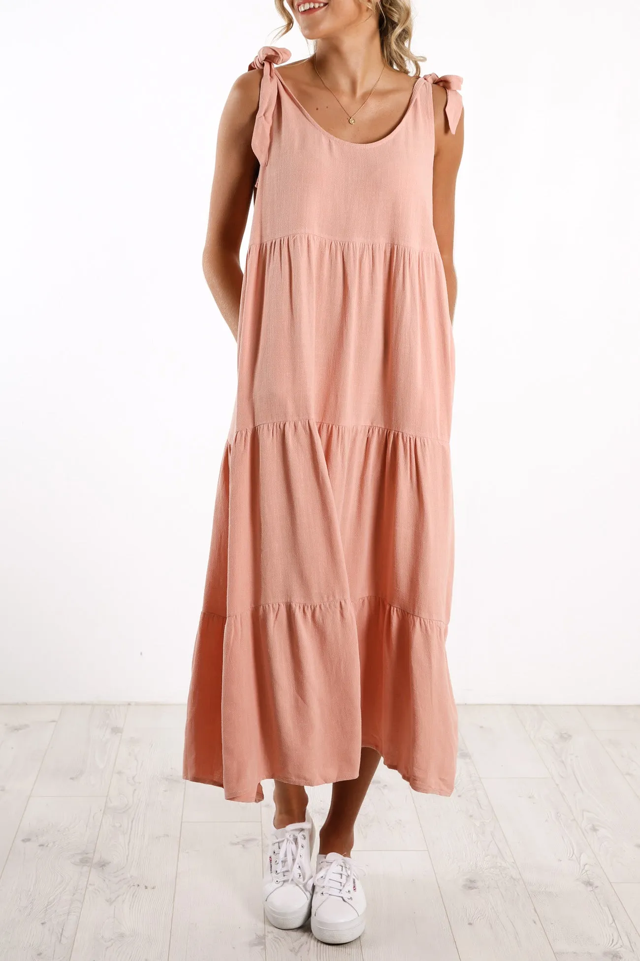 Rihanna Dress Blush