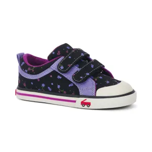 Robyne Sneakers - Black Floral