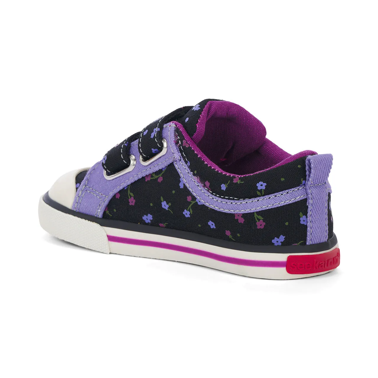Robyne Sneakers - Black Floral
