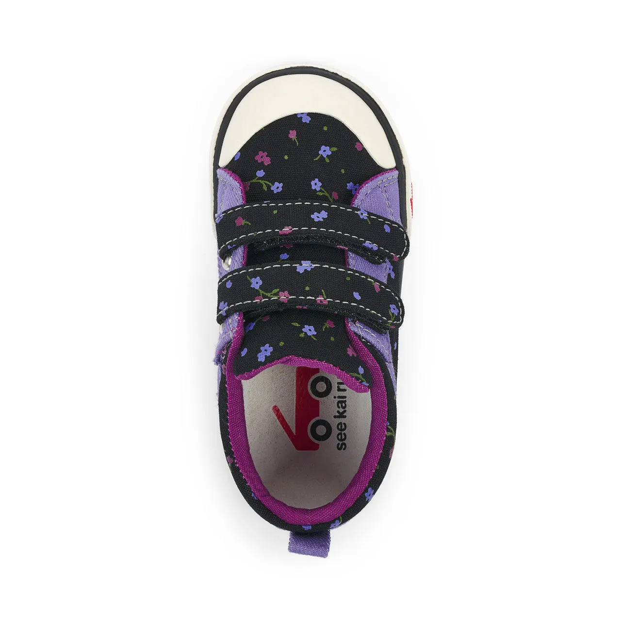 Robyne Sneakers - Black Floral