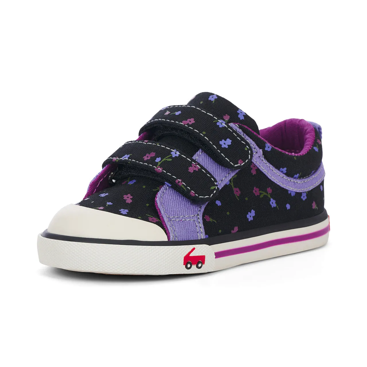 Robyne Sneakers - Black Floral