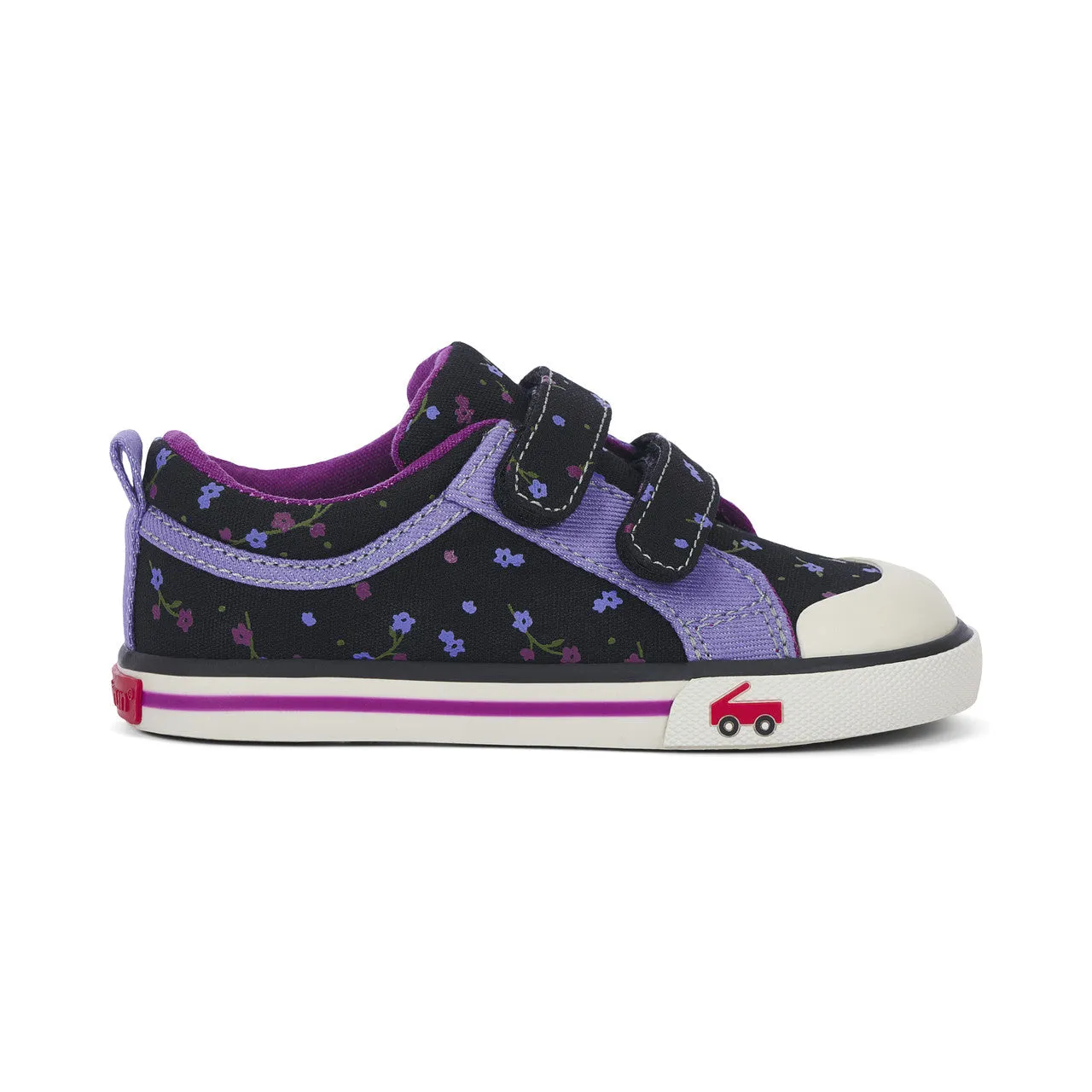 Robyne Sneakers - Black Floral