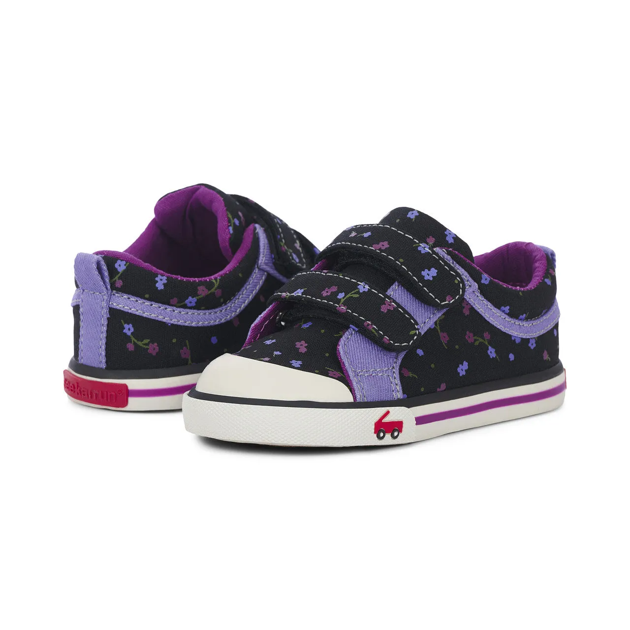 Robyne Sneakers - Black Floral